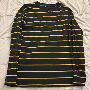 Uniqlo Striped Long Sleeve Shirt